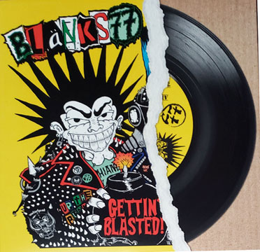BLANKS 77' "Gettin' Blasted" 7" EP (JFP) Black Vinyl